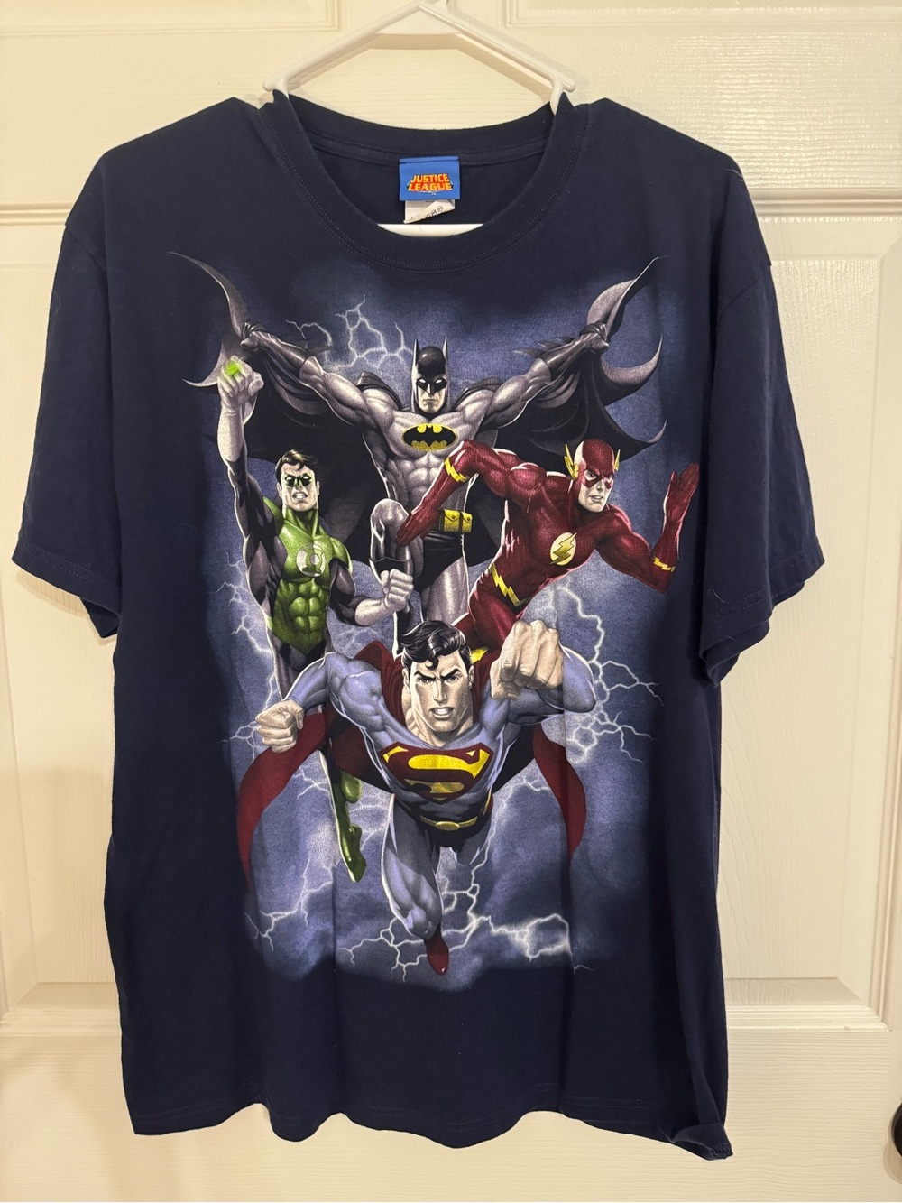 Justice Navy Short-Sleeve Justice League Graphic Tee